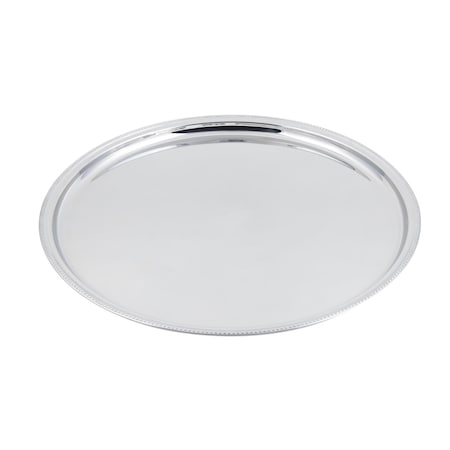 Bon Chef Round Tray W/Bead Border 20" Dia. 61333